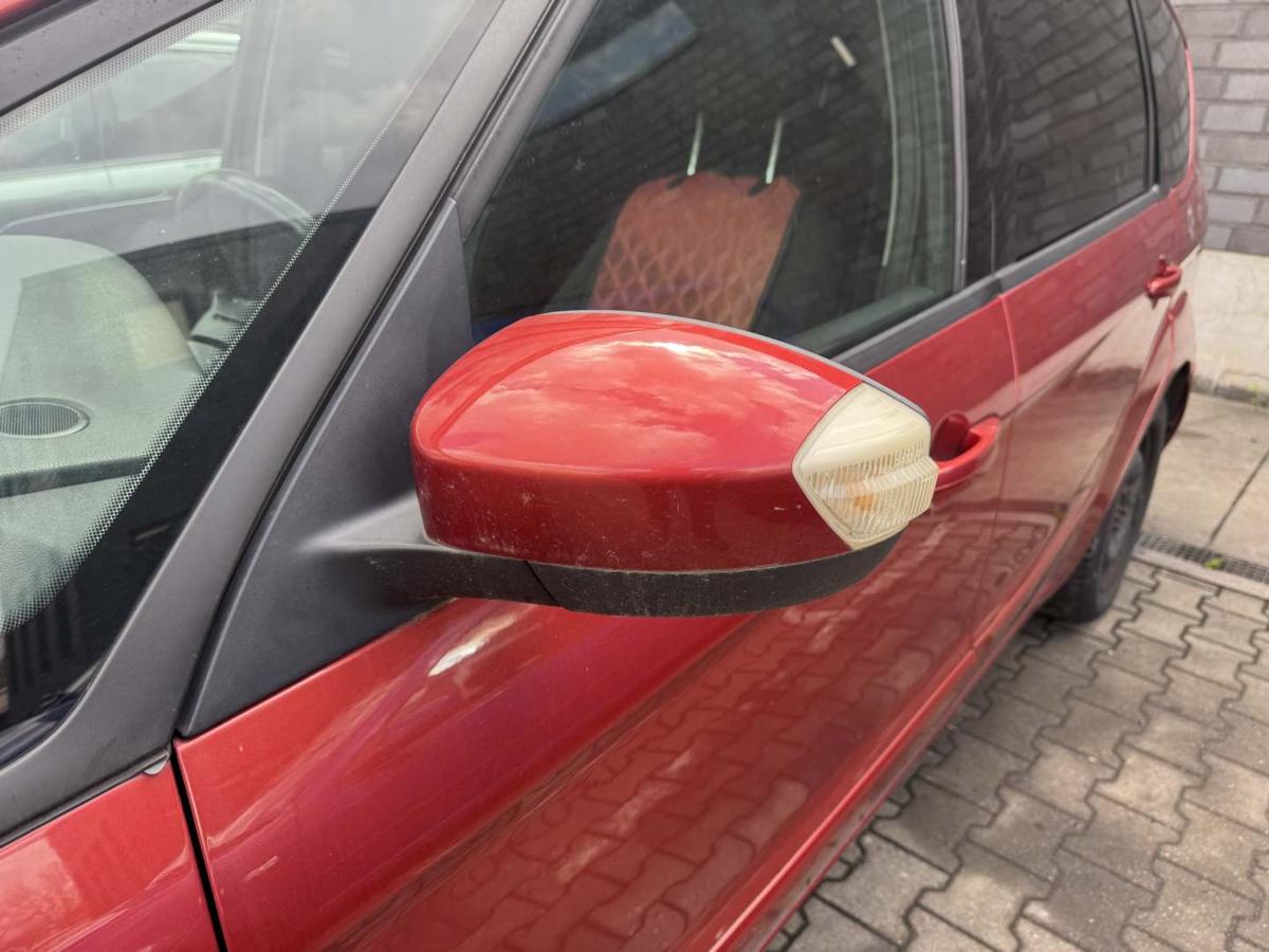Ford Galaxy 2 original Au&szlig;enspiegel links elektrisch anklappbar Tango Rot Bj.2006